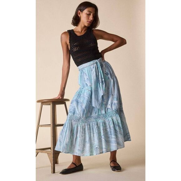 St. Roche‎ Selma Skirt, Blue, Size XS, NWT - Picture 1 of 8